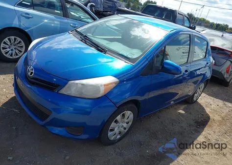 2012 Toyota Yaris Le z USA, uszkodzony, nr VIN JTDKTUD34CD532828